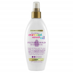 Ogx Coconut Miracle Oil Flexible Hold Hairspray Лак для волос с эластичной фиксацией кокосового масла Miracle Oil