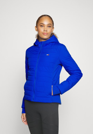 Tommy Hilfiger SLIM SORONA PADDED HOOD JACKET Outdoor jacket electric blue КУРТКА С УТЕПЛЕННЫМ КАПЮШОНОМ SLIM SORONA Куртка для активного отдыха синий электрик