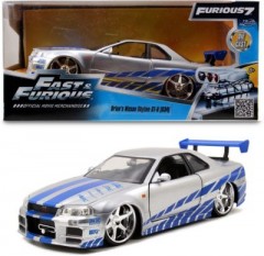 Jada Fast Furious 2002 Nissan Skyline 1:24 Форсаж 2002 Nissan Skyline 1:24