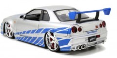 Jada Fast Furious 2002 Nissan Skyline 1:24 Форсаж 2002 Nissan Skyline 1:24