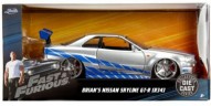 Jada Fast  Furious 2002 Nissan Skyline 1:24 Форсаж 2002 Nissan Skyline 1:24