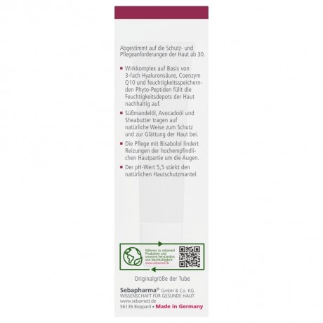 sebamed Anti-Ageing Augencreme Q10  Омолаживающий крем для кожи вокруг глаз Q10