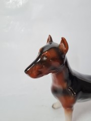 Статуэтка винтажная большая Goebel &quot;Доберман&quot;, фарфор, 19 х 22 см, Германия, 1960-70гг.