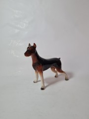 Статуэтка винтажная большая Goebel &quot;Доберман&quot;, фарфор, 19 х 22 см, Германия, 1960-70гг.