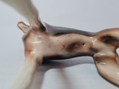 Статуэтка винтажная большая Goebel &quot;Доберман&quot;, фарфор, 19 х 22 см, Германия, 1960-70гг.