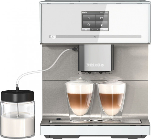 Miele Miele Kaffeevollautomat CM7550 CoffeePassion, inkl. Milchgefass, Kaffeekannenfunktion, Einfachste Kommunikation mit dem Gerat WiFiConn@ct Полностью автоматическая кофемашина Miele CM7550 CoffeePassion, включая контейнер для молока, функцию кофейник