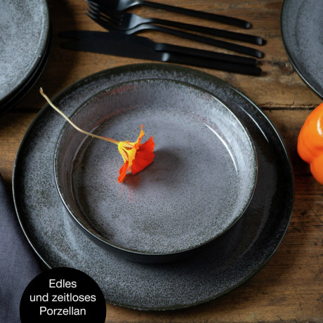 Moritz & Moritz Moritz & Moritz Tafelservice Anthrazit 12-tlg. Digital anthrazit Обеденный сервиз Moritz & Moritz антрацит, 12 предм. Цифровой