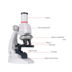 Vicabo Mikroskop fur Kinder Schuler 100 1200 Fache Vergrosserung Mikroskope fur Kinder Микроскоп для детей школьников 100 х 1200 увеличение Микроскопы для детей