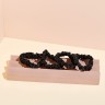 The Hair Edit Black Ruched Ribbon Scrunchies Черные резинки для волос с рюшами и лентой