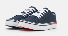 Tommy Jeans Essential Trainers Томми Джинс Женские Кеды текстильные, синие