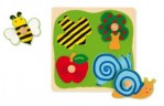Goula GOULA Holzpuzzle- 4 Teile- Biene Деревянный пазл GOULA