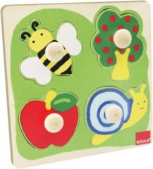 Goula GOULA Holzpuzzle- 4 Teile- Biene Деревянный пазл GOULA
