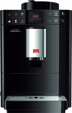Melitta Melitta Kaffeevollautomat Passione One Touch F53/1-102, schwarz, One Touch Funktion, tassengenau frisch gemahlene Bohnen Полностью автоматическая кофемашина Melitta Passione One Touch F53/1-102, черная, функция одного касания, свежемлотые зерна в