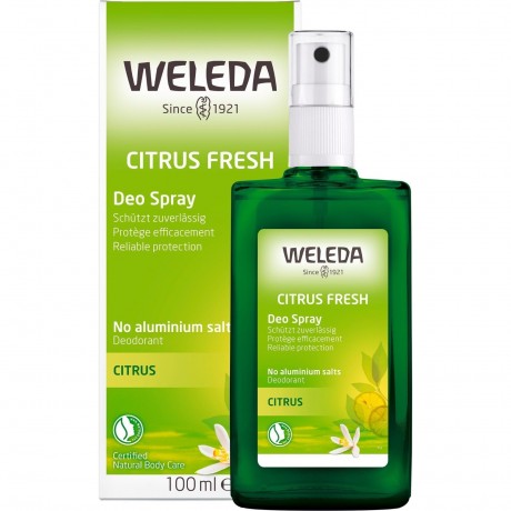 Weleda Citrus Fresh Deo Spray  Дезодорант-спрей «Цитрусовая свежесть» 100мл
