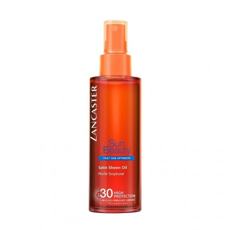 Lancaster Satin Sheen Oil Fast Tan Optimizer SPF 30 Sonnenol Sun Care, 150 мл