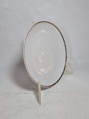 Тарелка винтажная Kahla с золотым ободком, фарфор, 3 шт., 19 см, Германия, 1970-80гг.