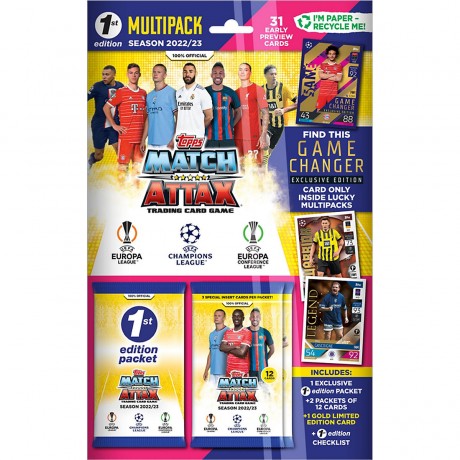 Topps UEFA Champions League 2022\/2023 1st Edition Multipack Лига чемпионов УЕФА 2022/2023