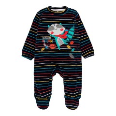 boboli Nicki-Overall Ringel Waschbar Полосатый комбинезон Nicki Можно стирать