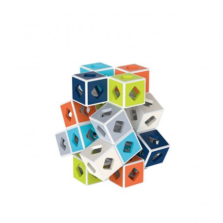 Debuy Magic Cube DIY dreidimensionales Puzzle bunte Kombination von Raum Denken Bau Modell kreative magische Wurfel Eltern-Kind Rubiks Wurfel Magic Cube DIY трехмерная головоломка красочная комбинация космического мышления строительная модель креативный в