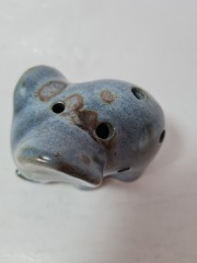 Подсвечник винтажный Zen Dekor &quot;Бирюзовый слон&quot; для аромасвечи, 9 х 11см, Германия, 1970-80гг.