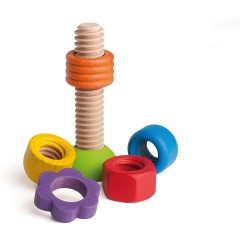 ERZI Schraubenspiel Regenbogen винт игра радуга