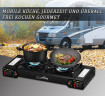 HOMELUX HOMELUX Gaskocher Campingkocher 2 flammig mit Gaskartuschen fur Grill Camper, (0-St), 2 x 2,5KW Газовая плита HOMELUX походная 2 пламени с газовыми баллончиками для кемпера-гриля, (0 шт.), 2 x 2,5 кВт