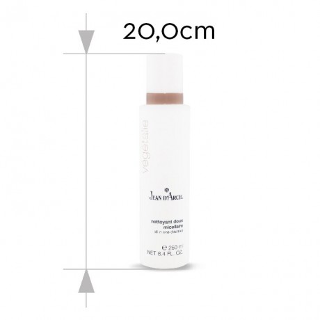 JEAN D'ARCEL nettoyant doux micellaire VEGETALIE Reinigung 100% naturliche Wirkstoffe nettoyant doux micellaire VEGETALIE очищающее средство 3 в 1 100% натуральные активные ингредиенты
