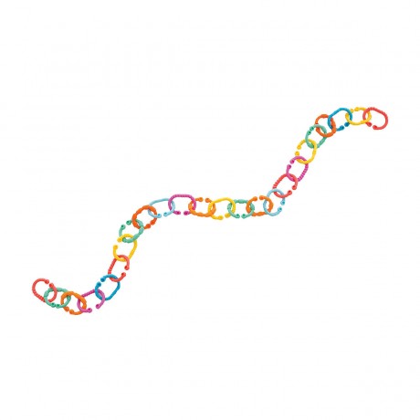 Playgro Kinderwagenkette Loopy Links 24-teilig Цепочка для коляски Loopy Links