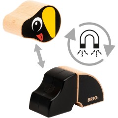 BRIO Magnet-Tiere Hund und Katze Магнит животные собака и кошка