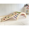 Woodwork for Kids 3-teiliges Piklerset Massivholz mit Kletterdreieck Набор из 3-х частей для пиклера из массива дерева с треугольником для лазанья