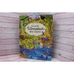 Loewe Verlag Das grosse Wimmelbuch der Tiere Большая книга поиска предметов о животных