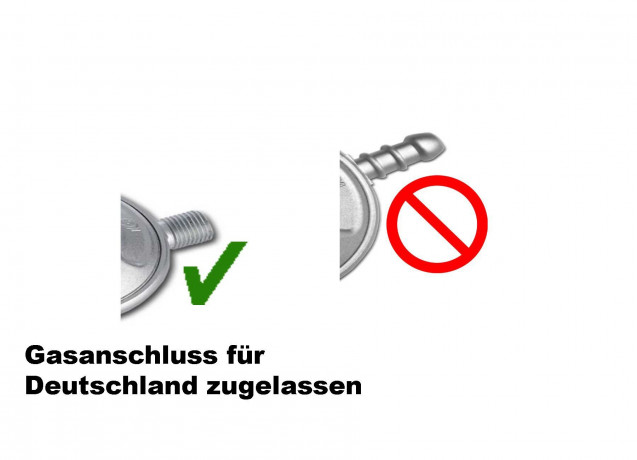 BlueCraft BlueCraft Gaskocher imit elektrischer Zundung, (Gas-Kochfeld 2 flammen Propangas mit Schlauch und Druckminderer), Campingkocher 2-flammig, mit Zundsicherung Gasregler mit Manometer Газовая плита BlueCraft с электроподжигом, (газовая плита, 2 пл