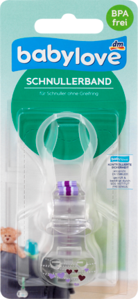 babylove Привесок для соски без кольца захвата, lila, 1 шт