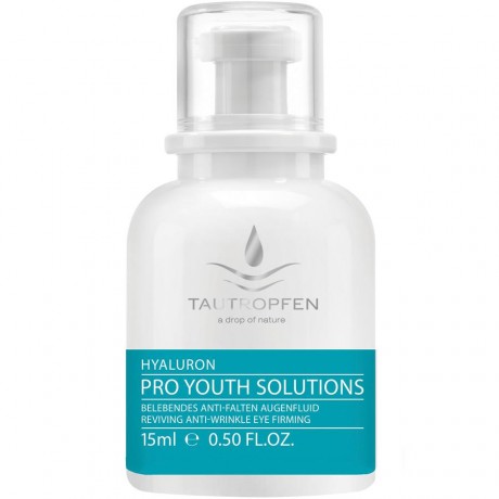 Tautropfen Hyaluron Pro Youth Solutions Belebendes Anti-Falten Augenfluid, 15 мл