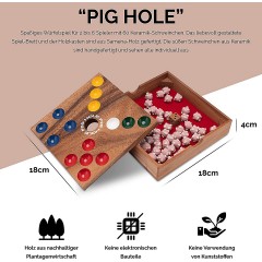 LOGOPLAY Pig Hole fur 2 bis 6 Spieler Свиная нора от 2 до 6 игроков