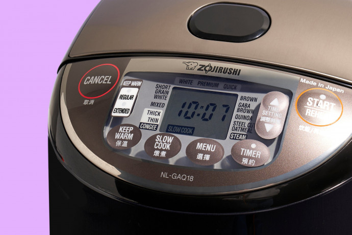 Zojirushi Zojirushi Reiskocher NL-GAQ18, 760,00 W, Dampffunktion, Fuzzy Logik Technologie  Рисоварка Zojirushi NL-GAQ18, 760,00 Вт, функция пара, технология нечеткой логики