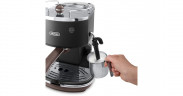 DeLonghi DeLonghi Icona Vintage ECOV 311.BK, Espressomaschine schwarz/silber (glanzend) schwarz, silber (glanzend) DeLonghi Icona Vintage ECOV 311.BK, кофемашина черный/серебристый (глянцевый)