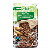 REWE Bio Обжаренный кофе цельнозерновой 1кг