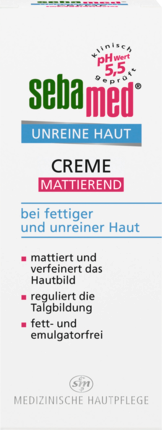 sebamed Unreine Крем для загрязнённой кожи маттирующий, 50 мл