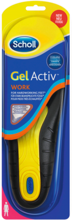 Scholl Гель Activ Work Einlegesohlen fur Frauen, Женские Стельки для Обуви для Тех кто много работает на Ногах 2 шт Scholl Гель Activ Work Einlegesohlen fur Frauen, Женские Стельки для Обуви для Тех кто много работает на Ногах 2 шт