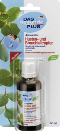 Mivolis Husten- und Bronchialtropfen Бронхиальные капли от кашля и при симптомах простуды, с маслом эвкалипта, для взрослых и детей от 4-х лет, 50мл