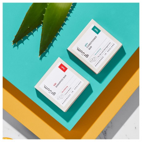 Gruum har Plastikfreies festes Shampoo Revitalisierend  har Твердый шампунь без пластика Восстанавливающий