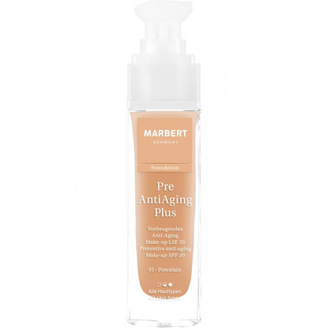 Marbert (Марберт) Make-Up Тональный крем Pre AntiAging Plus Foundation База для макияжа, Nr. 04 Golden / 30 мл