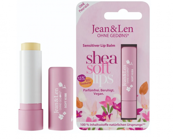 Jean & Len Lip Balm Shea & Mandelol 4,7 g Бальзам для губ Jean & Len с маслом ши и миндаля 4,7 г