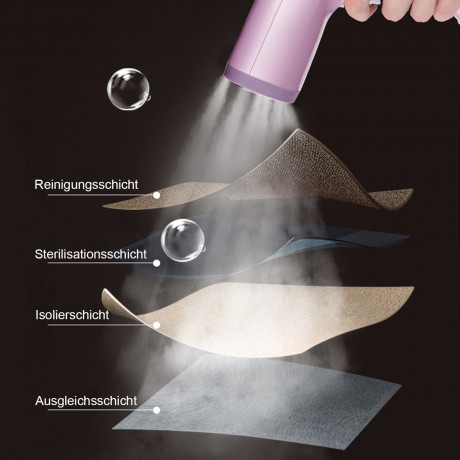 Kpaloft Kpaloft Dampfburste, 1500 W, Dampfglatter 350ml Reisebugeleisen Haushalt  Паровая щетка Kpaloft, 1500 Вт, разглаживатель пара, 350 мл, дорожный утюг, бытовой