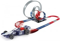 Darda Autorennbahn-Set: DARDA Blue Flash + GRATIS DARDA DTM Audi RS5 Scheider Набор для гоночной трассы: DARDA Blue Flash + БЕСПЛАТНО DARDA DTM Audi RS5 Scheider