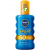 Nivea UV Dry Protect Sport Transparentes Spray LSF 50 UV Dry Protect Sport Прозрачный спрей SPF 50