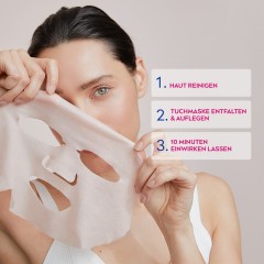 Nivea Rose Touch Hydrating Feuchtigkeitsspendende Tuchmaske Rose Touch Hydrating Увлажняющая тканевая маска