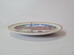 KAHLA GDR Декоративная тарелка &quot;Город Мальш&quot;, 19,5см, 1960-70гг.