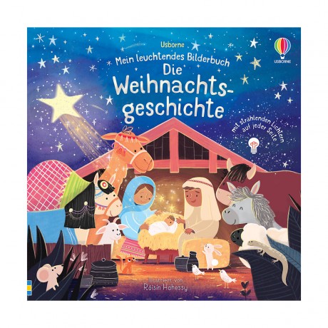 Usborne Verlag Mein leuchtendes Bilderbuch: Die Weihnachtsgeschichte Моя светящаяся книжка с картинками: Рождественская история